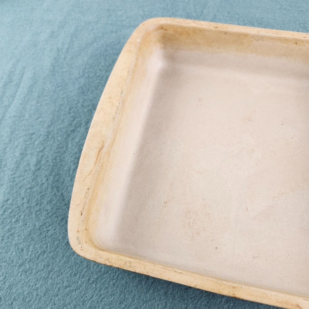 Pampered Chef Square Baking Pan Dish Stone Baker 9x9 1490 9in - Picture 3 of 5